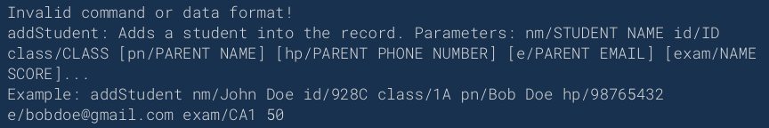 InvalidCommandError